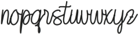 Shinattra otf (400) Font LOWERCASE