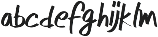 Shine Bright Italic otf (400) Font LOWERCASE