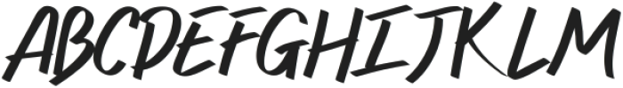 Shine Bright Italic ttf (400) Font UPPERCASE