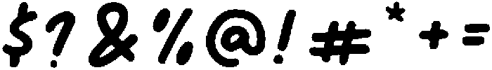 Shine Bright Regular otf (400) Font OTHER CHARS