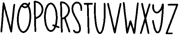 Shine Bright Regular otf (400) Font UPPERCASE