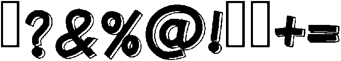 Shine Bright Regular ttf (400) Font OTHER CHARS