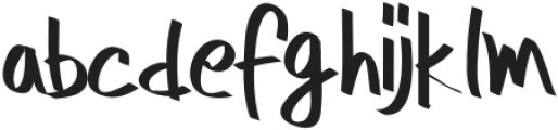 Shine Bright Regular ttf (400) Font LOWERCASE