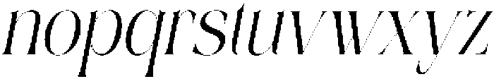 Shine Heels Italic otf (400) Font LOWERCASE