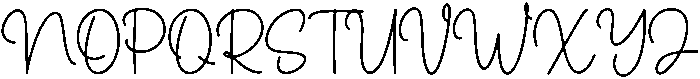 Shine Together Regular otf (400) Font UPPERCASE