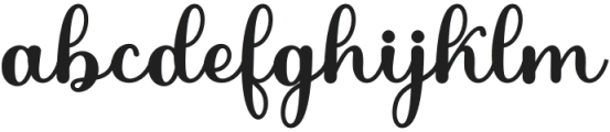 ShineBright otf (400) Font LOWERCASE