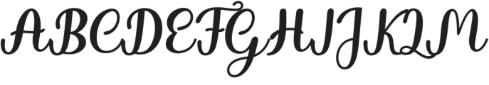 ShineBrightItalic-Italic otf (400) Font UPPERCASE