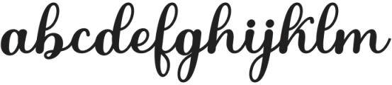 ShineBrightItalic-Italic otf (400) Font LOWERCASE