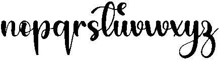Shining Maddison Regular otf (400) Font LOWERCASE