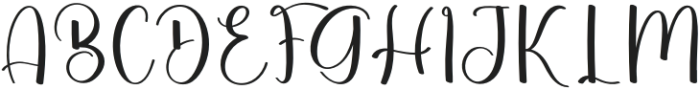 Shining Pearls Regular otf (400) Font UPPERCASE
