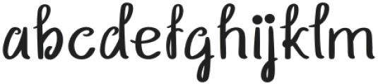 Shining Regular otf (400) Font LOWERCASE