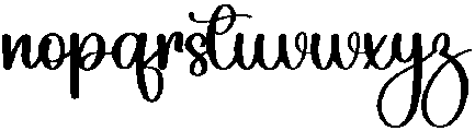 Shining Sparkling Regular otf (400) Font LOWERCASE