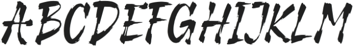 Shinkai Ink otf (400) Font UPPERCASE