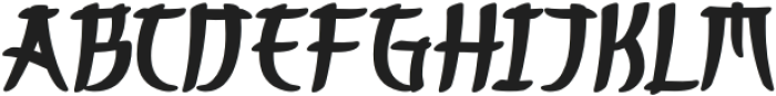 Shinkai-Regular otf (400) Font UPPERCASE