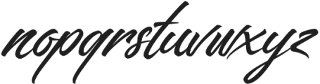 Shinola otf (400) Font LOWERCASE