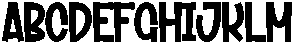 Shiny Rainbow Regular otf (400) Font UPPERCASE