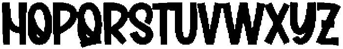 Shiny Rainbow Regular otf (400) Font UPPERCASE