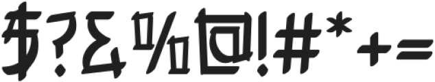 Shirouga-Regular otf (400) Font OTHER CHARS
