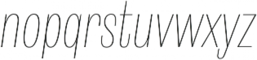 Shiva Italic otf (400) Font LOWERCASE