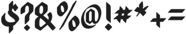 Shiva otf (400) Font OTHER CHARS