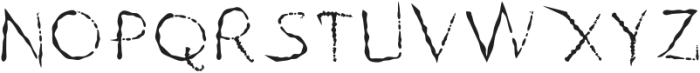 Shiver Handwritten Regular otf (400) Font UPPERCASE