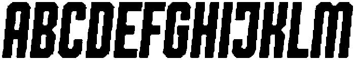 Shkola Brush Italic otf (400) Font UPPERCASE
