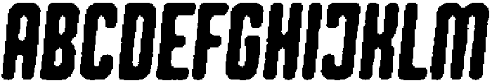 Shkola Circular Angular Italic otf (400) Font UPPERCASE