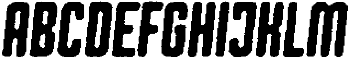 Shkola Circular Eroded Italic otf (400) Font UPPERCASE