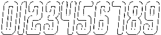 Shkola Circular Outline Italic otf (400) Font OTHER CHARS