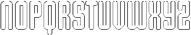 Shkola Circular Outline otf (400) Font UPPERCASE
