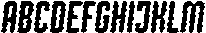 Shkola Circular Rimmed Italic otf (400) Font UPPERCASE