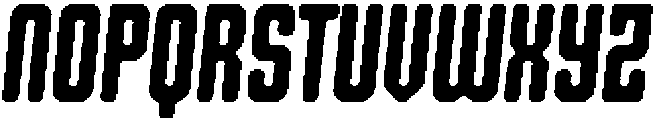 Shkola Circular Rough Italic otf (400) Font UPPERCASE