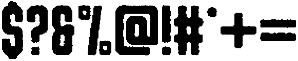 Shkola Eroded otf (400) Font OTHER CHARS