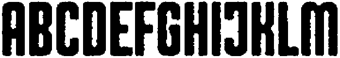 Shkola Eroded otf (400) Font UPPERCASE