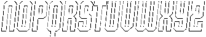 Shkola Outline Italic otf (400) Font UPPERCASE