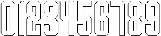 Shkola Outline otf (400) Font OTHER CHARS