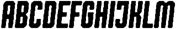 Shkola Rough Italic otf (400) Font UPPERCASE