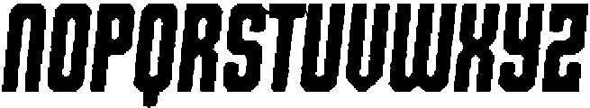 Shkola Rounded Angular Italic otf (400) Font UPPERCASE