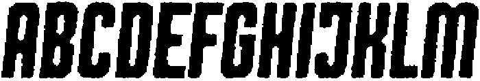 Shkola Rounded Eroded Italic otf (400) FONT