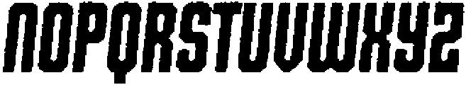Shkola Rounded Eroded Italic otf (400) Font LOWERCASE
