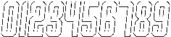 Shkola Rounded Outline Italic otf (400) Font OTHER CHARS