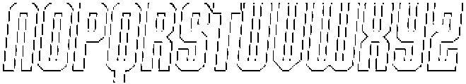 Shkola Rounded Outline Italic otf (400) Font UPPERCASE