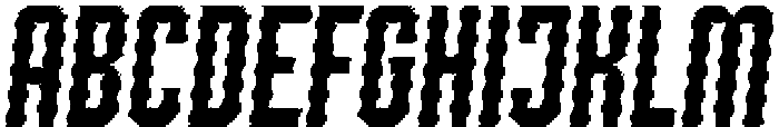 Shkola Rounded Rimmed Italic otf (400) Font UPPERCASE