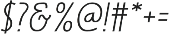 Shoal Bold Oblique otf (700) Font OTHER CHARS
