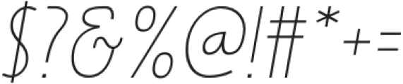 Shoal Oblique otf (400) Font OTHER CHARS