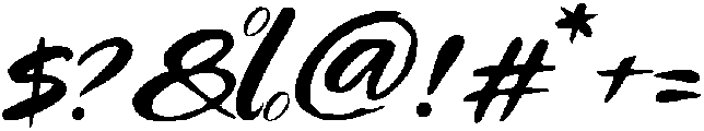 Shock Rumble ttf (400) Font OTHER CHARS