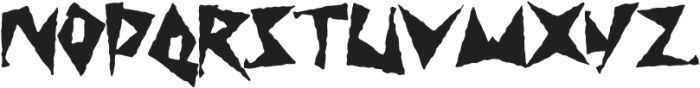 Shock Value Shake Alt otf (400) Font UPPERCASE