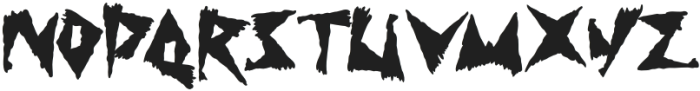 Shock Value Twist Alt otf (400) Font UPPERCASE