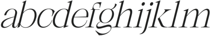 Shocka Family Extra Light Italic otf (200) Font LOWERCASE