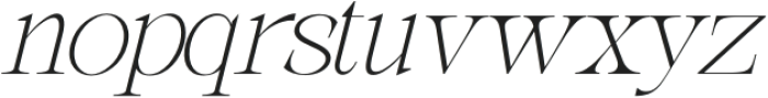 Shocka Family Thin Italic otf (100) Font LOWERCASE